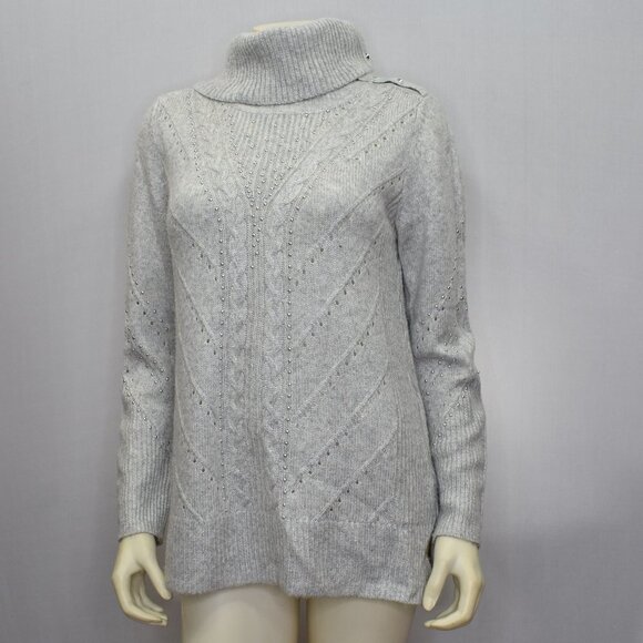 White House Black Market Sweaters - WHITE HOUSE BLACK MARKET COWL NECK‎ SWEATER SZ MD